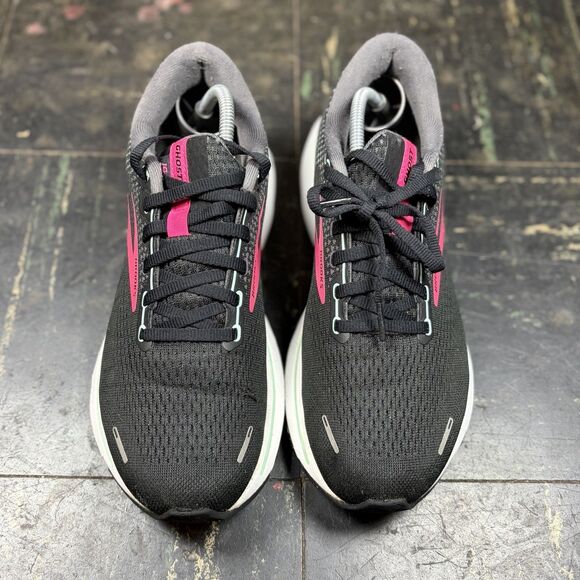 Brooks Ghost 14 Women’s Size 9 Black Pink Running Shoes Sneakers Cushion Support - Picture 3 of 7